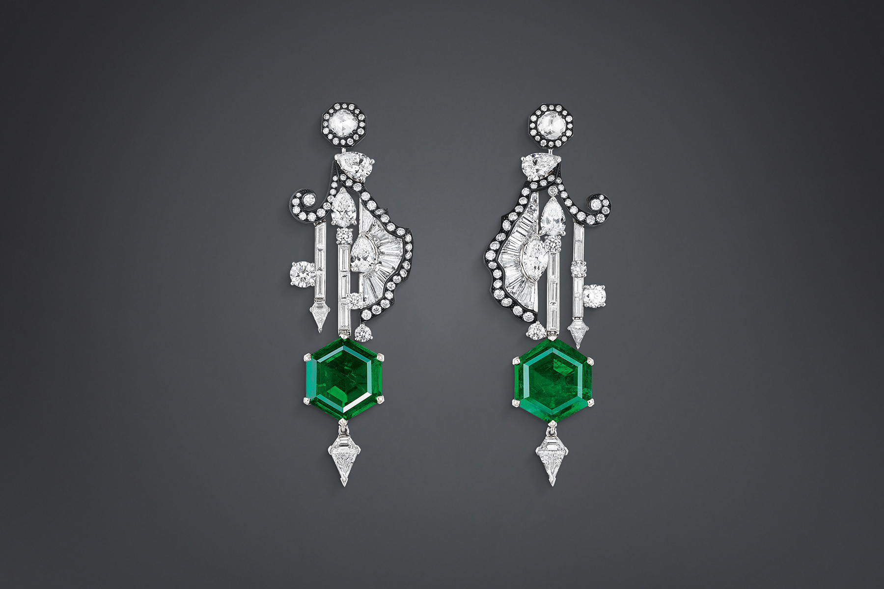DIOR À VERSAILLES "SALON DE MARS BAGUETTE" EARRINGS
