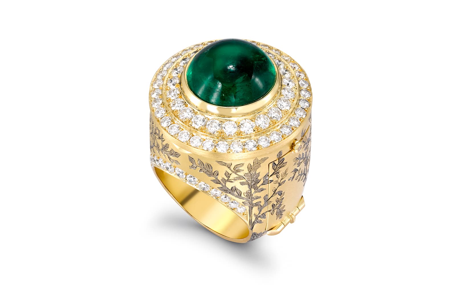 Theo Fennell's Emerald City opening ring, inspirited by the Wizard of Oz