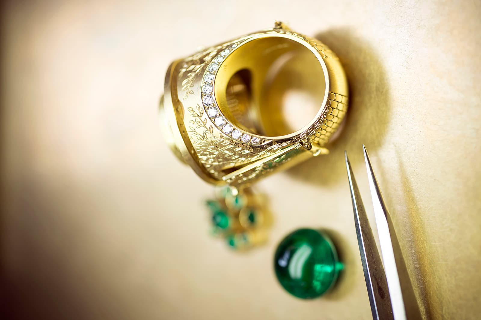 Emeralds were the perfect choice to capture the mood of the fabled Emerald City