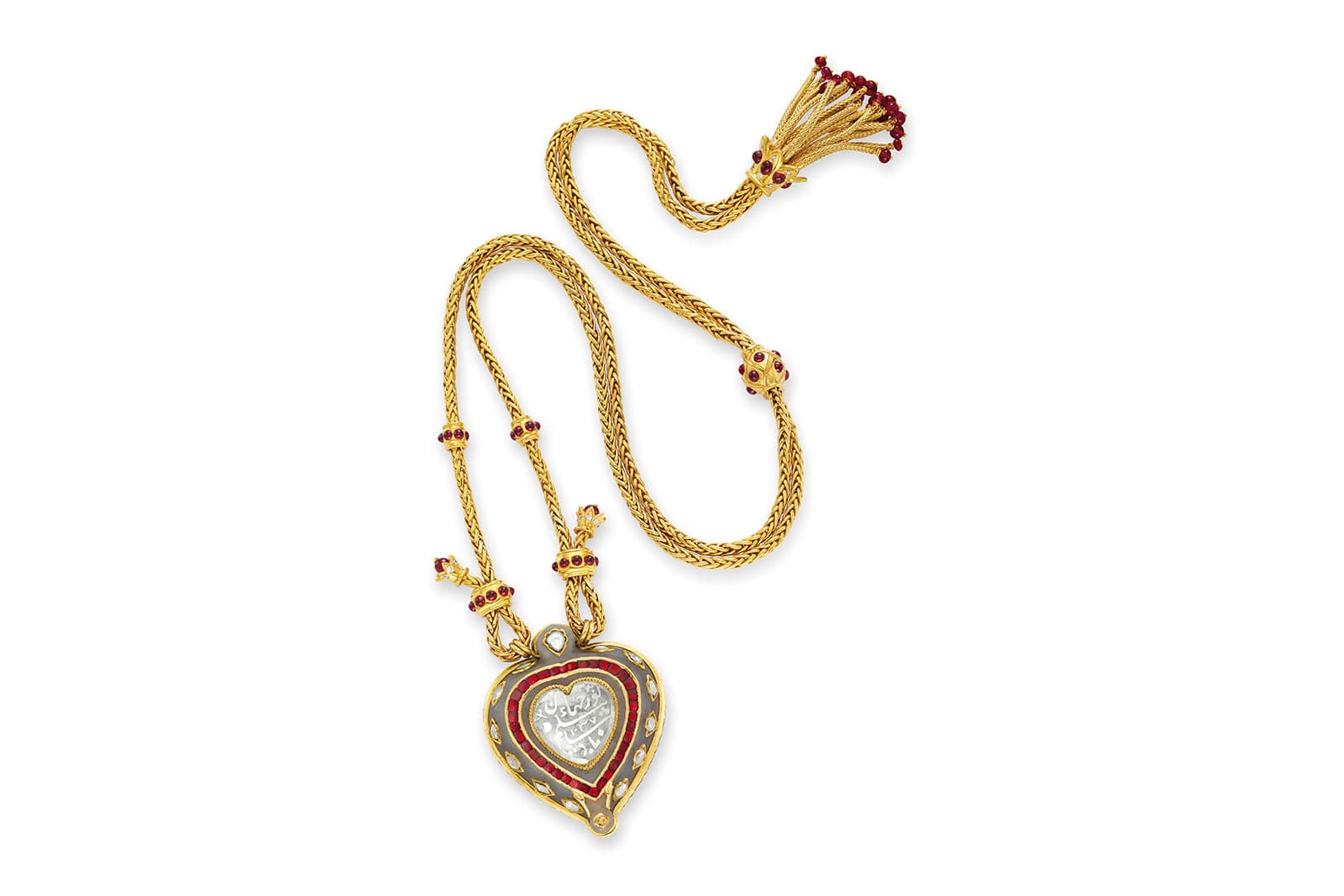 The legendary Taj Mahal diamond dating back to 1627-1628, once owned by Mumtaz Mahal, wife of Emperor Shah Jahan, who built the Taj Mahal in her honour/ Burton presented the legendary stone to Elizabeth Taylor for her 40th birthday, which she wore on a ruby chain from Cartier 