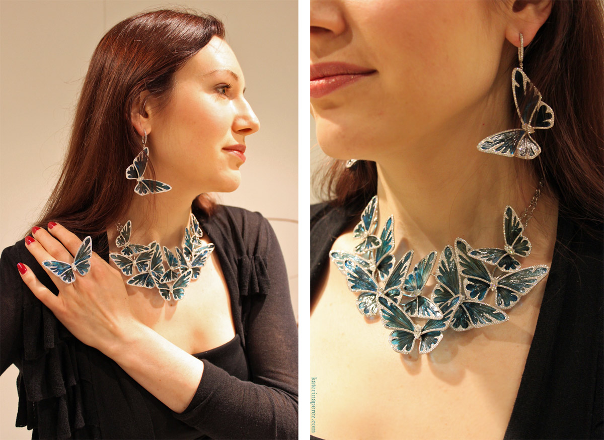 Arunashi Butterfly Necklace