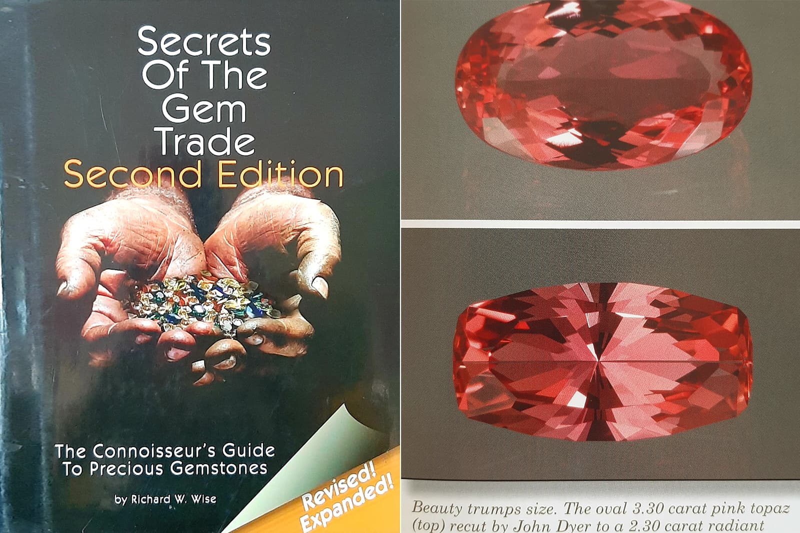 The Imperial topaz at the centre of the Brummé La Rete ring is pictured in the book "Secrets of the Gem Trade" by Richard Wise and was recur by master lapidarist, John Dyer