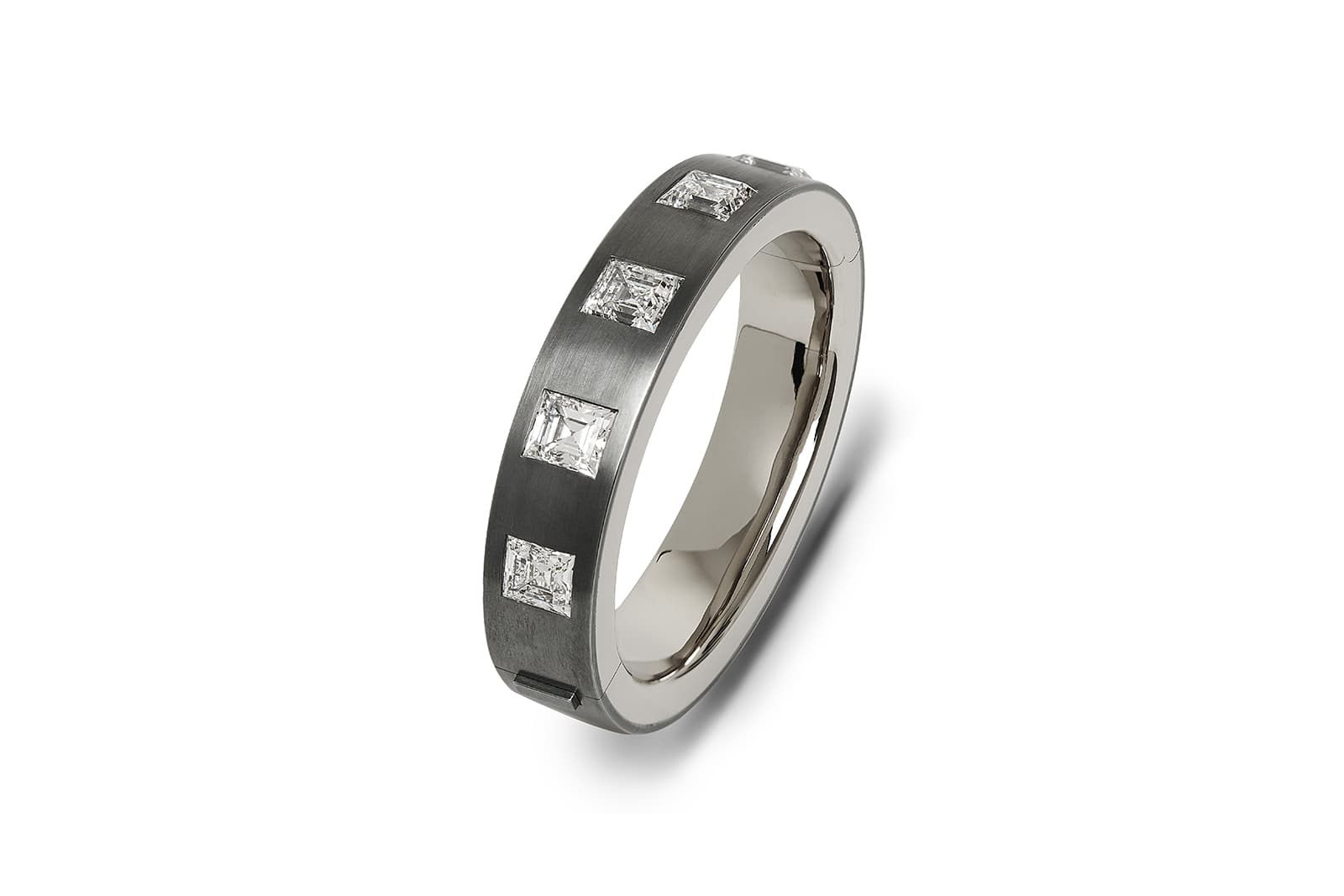Hemmerle bracelet in diamonds, silver and white gold