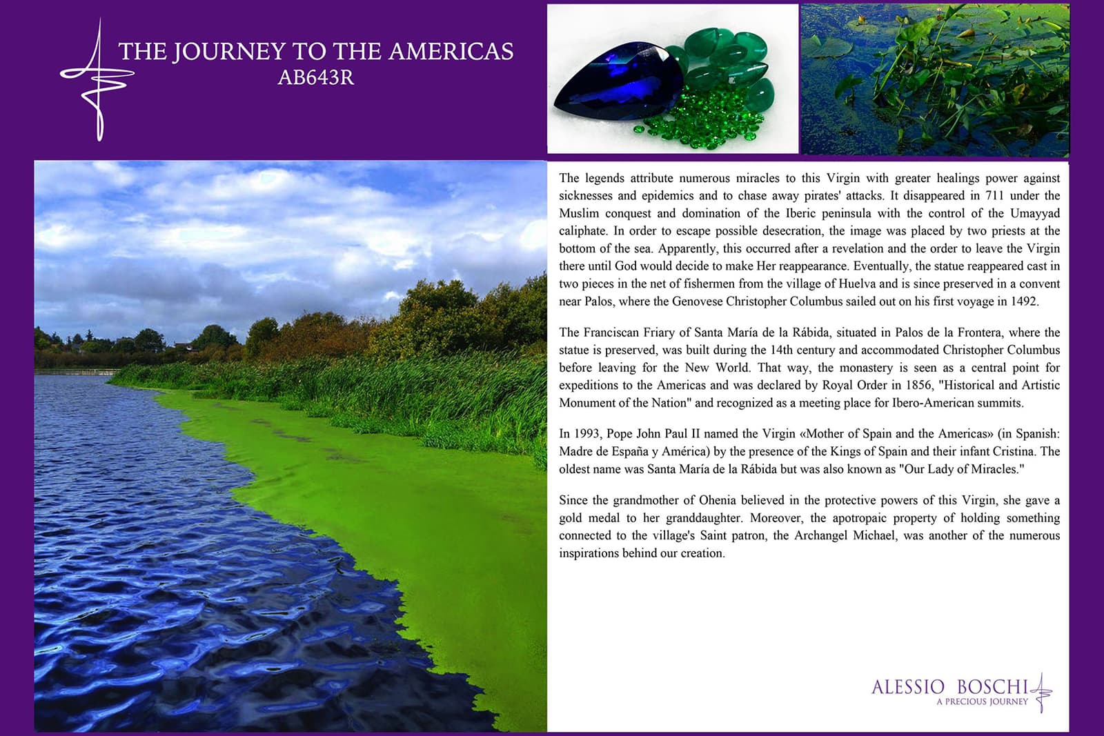 Alessio Boschi Journey to the Americas ring inspirited by the childhood of their client