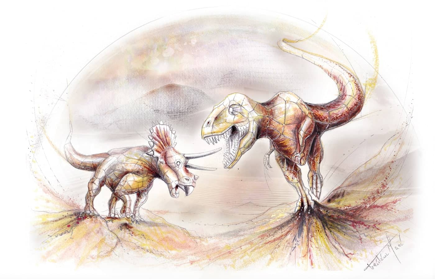  Qannati Eternity Dinosaur sketch