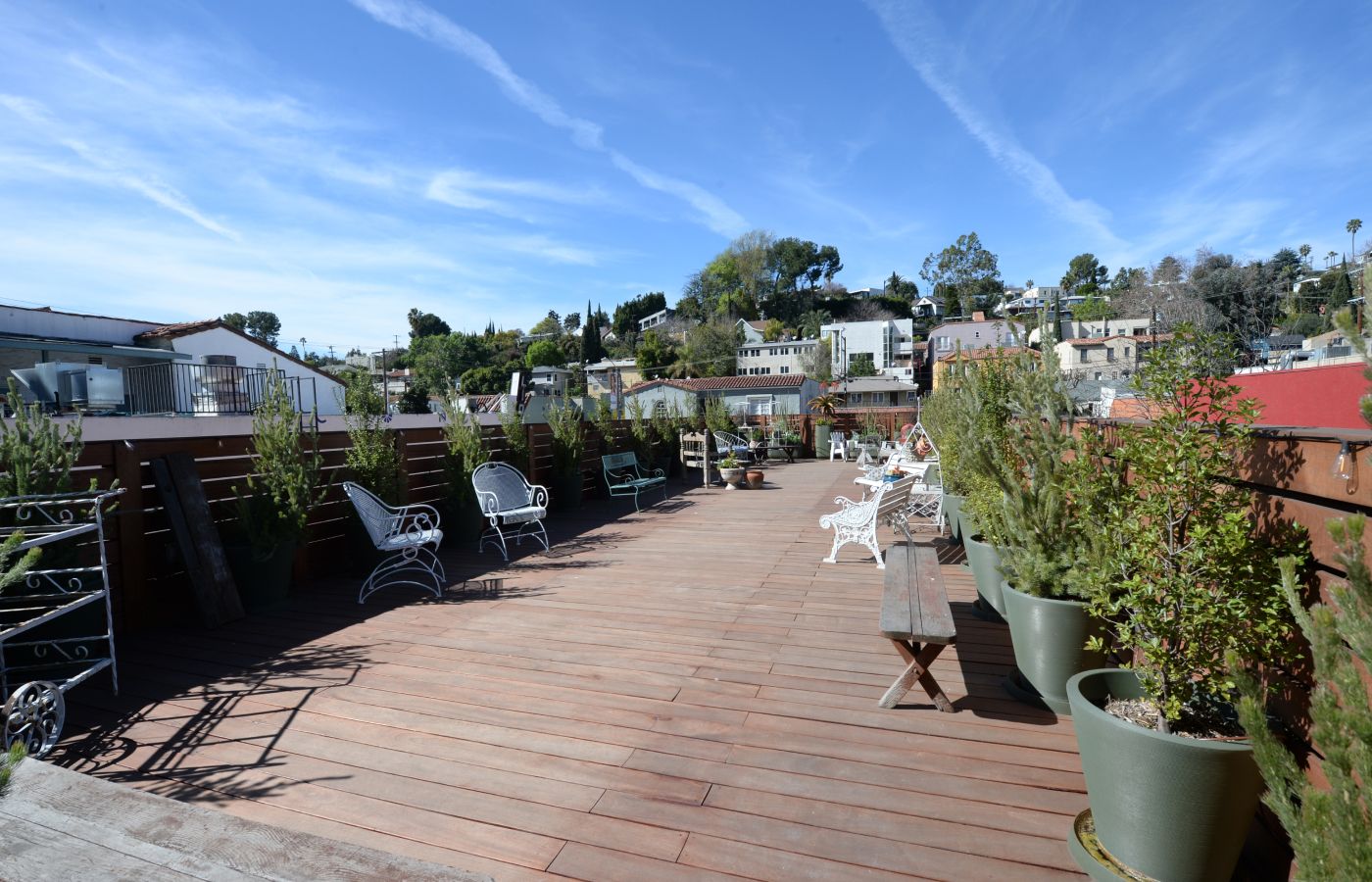  The rooftop deck of the Jogani Gallery is the perfect place to host events and entertain clients 