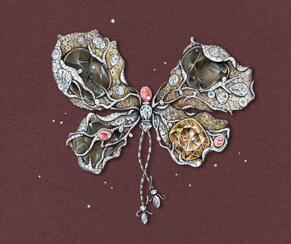 Cindy Chao’s “Ballerina Butterfly” Brooch