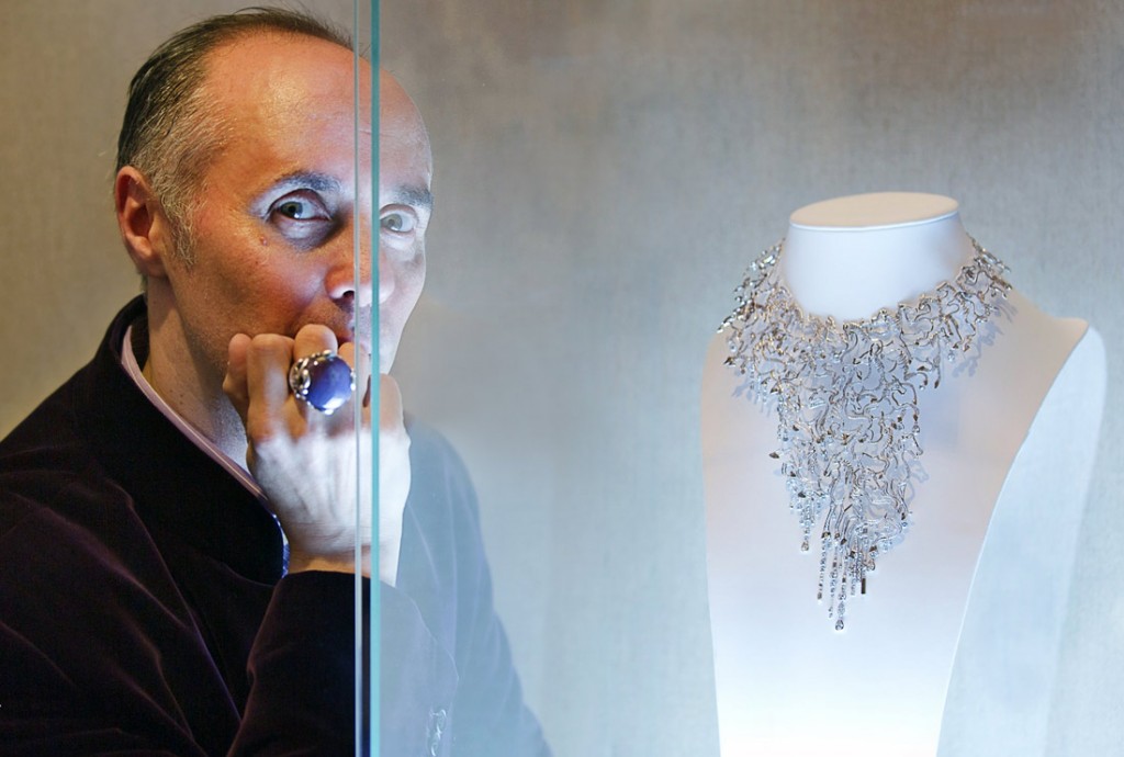 Jean Boggio, TTF creative director, and his creation – Les 10000 Cheveaux Courant (10000 running horses)