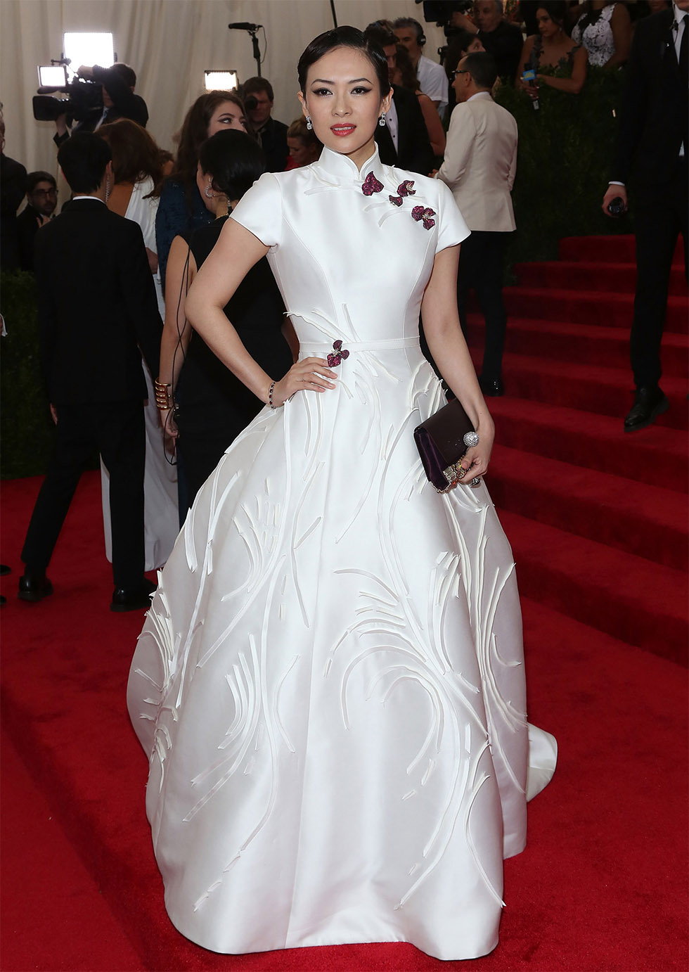 NEW YORK, NY – MAY 04: Actress Zhang Ziyi attends “China: Through the Looking Glass”, the 2015 Costume Institute Gala, at Metropolitan Museum of Art on May 4, 2015 in New York City. (Photo by Taylor Hill/FilmMagic)