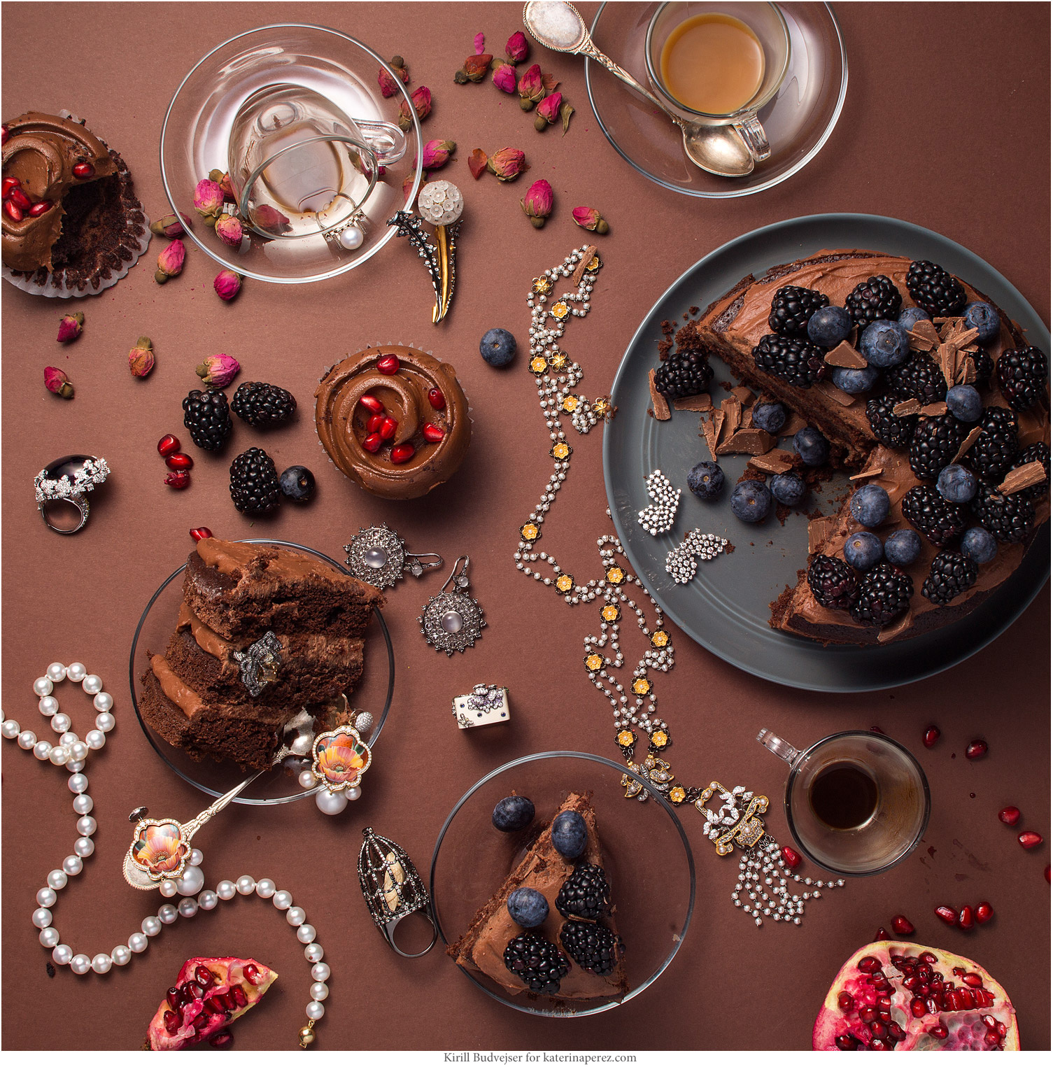 Idea: Katerina Perez & Kirill Budvejser // Photographer: Kirill Budvejser // Food Stylist: Diana Nagornaya // Jewellery Stylist: Katerina Perez